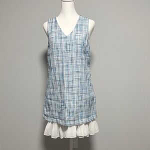 CeCe Blue and White Mini Dress